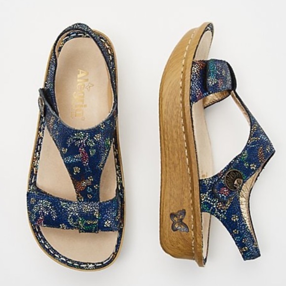 Alegria KEN-158 Kendra Leather T-Strap Sandals - Picture 2 of 16